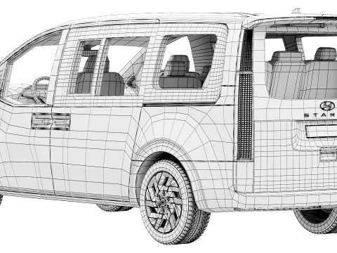 Hyundai Staria 2027 3D Model
