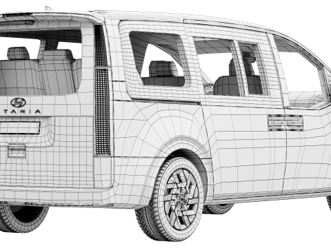 Hyundai Staria 2027 3D Model
