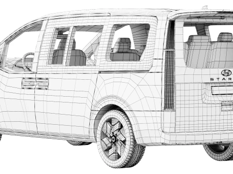 Hyundai Staria Electric 2027 3D Model