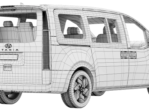 Hyundai Staria Electric 2027 3D Model