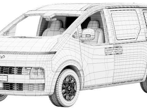 Hyundai Staria Load 2027 3D Model
