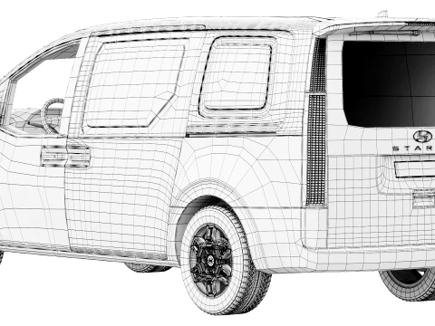Hyundai Staria Load 2027 3D Model