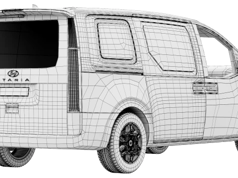 Hyundai Staria Load 2027 3D Model