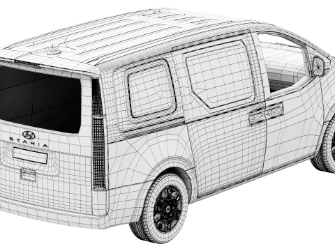 Hyundai Staria Load 2027 3D Model