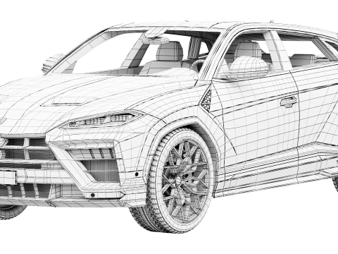 LamborghiniUrus SE Performante 2027 3D Model