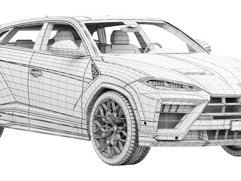 LamborghiniUrus SE Performante 2027 3D Model