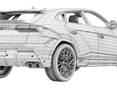 LamborghiniUrus SE Performante 2027 3D Model