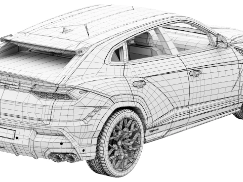 LamborghiniUrus SE Performante 2027 3D Model