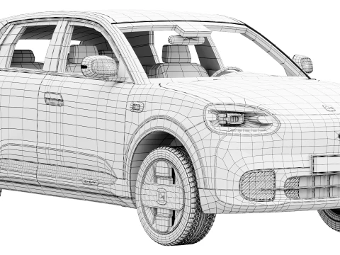 Chery QQ3 2026 3D Model
