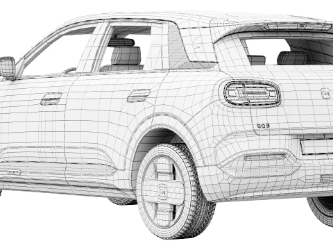 Chery QQ3 2026 3D Model