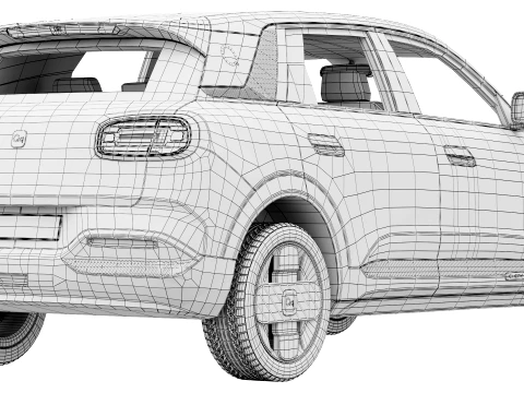 Chery QQ3 2026 3D Model