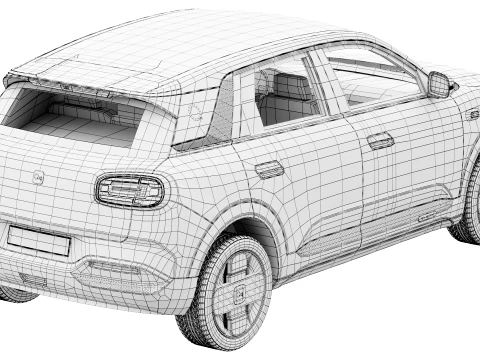 Chery QQ3 2026 3D Model