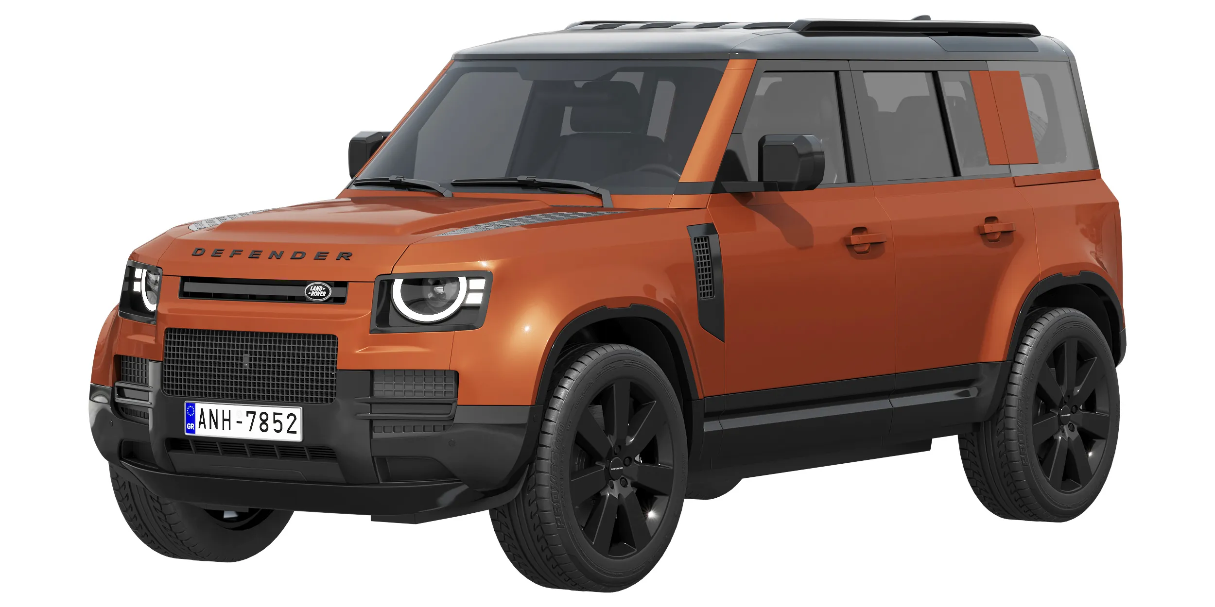 Land Rover Defender 110 Vertex 2027 3D Model .c4d .max .obj .3ds .fbx .stl .blend 
