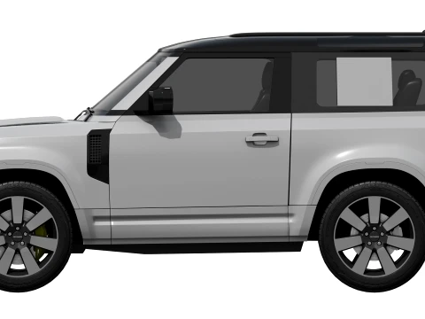 Land Rover Defender 90 Vertex 2027 3D Model
