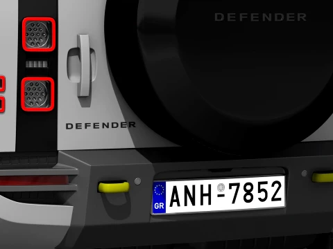 Land Rover Defender 90 Vertex 2027 3D Model