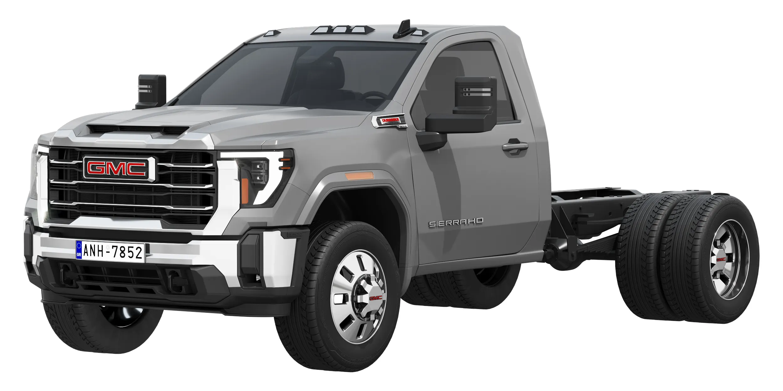 GMC Sierra 3500 HD Chassis Regular Cab SLE 2026 3D Model .c4d .max .obj .3ds .fbx .stl .blend