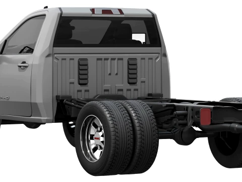 GMC Sierra 3500 HD Chassis Regular Cab SLE 2026 3D Model