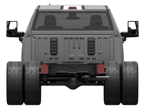 GMC Sierra 3500 HD Chassis Regular Cab SLE 2026 3D Model