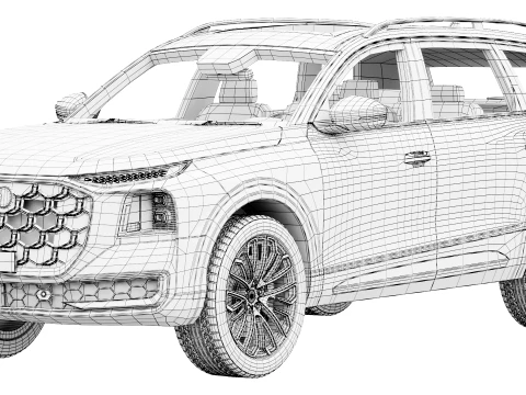 Audi SQ9 2027 3D Model