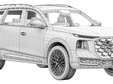 Audi SQ9 2027 3D Model