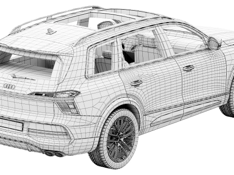 Audi SQ9 2027 3D Model