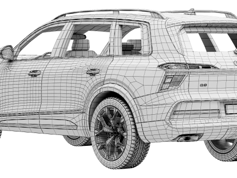 Audi Q9 2027 3D Model