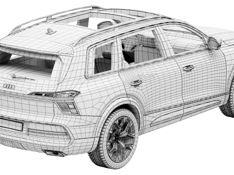 Audi Q9 2027 3D Model