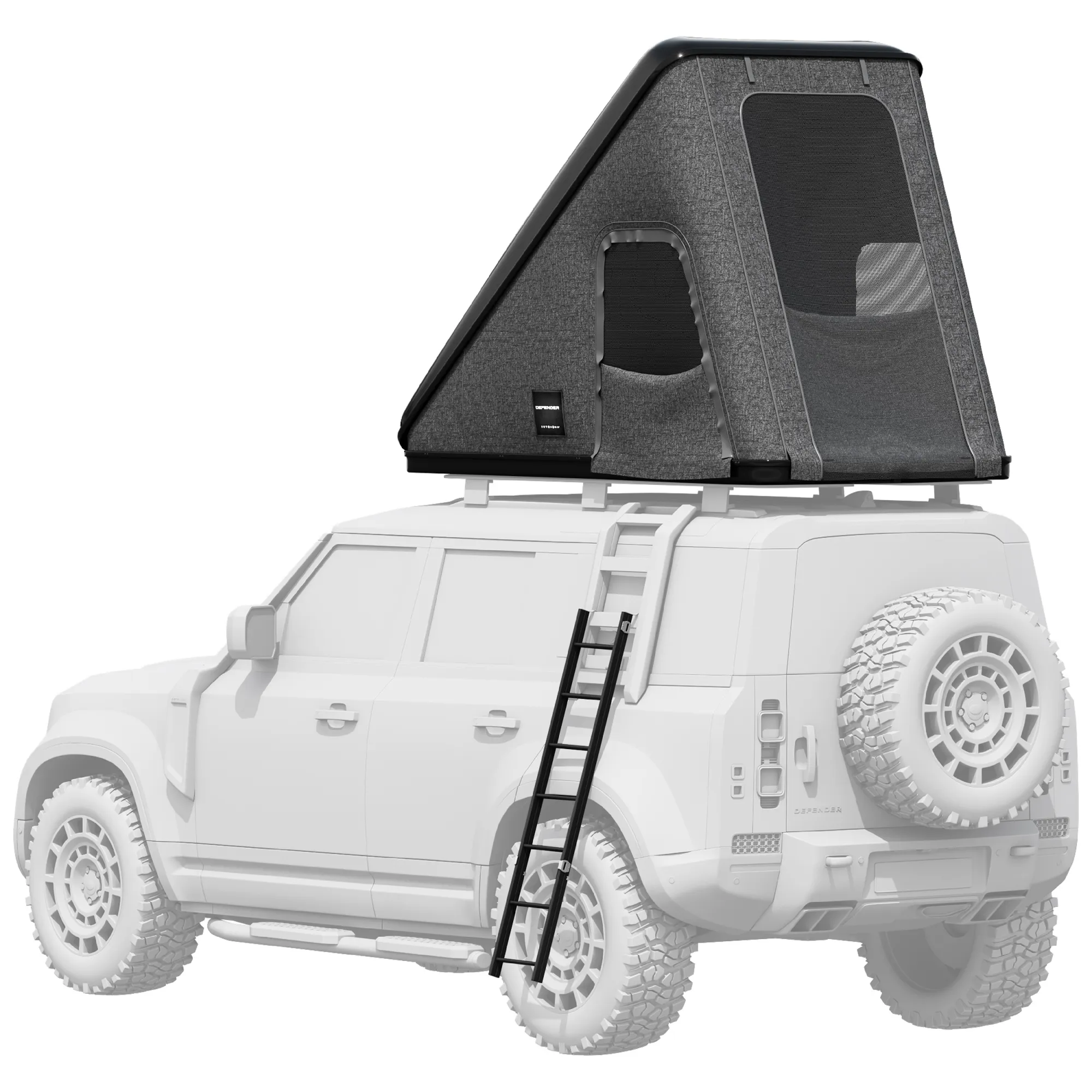 Hardshell Roof Top Tent Autohome 3D Model .c4d .max .obj .3ds .fbx .stl .blend