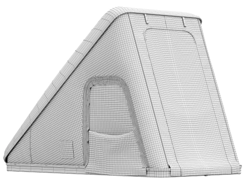 Hardshell Roof Top Tent Autohome 3D Model