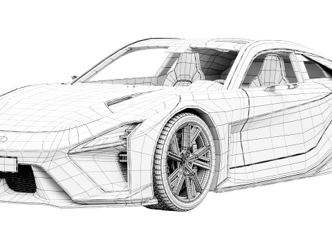 Lexus LFA 2026 3D Model