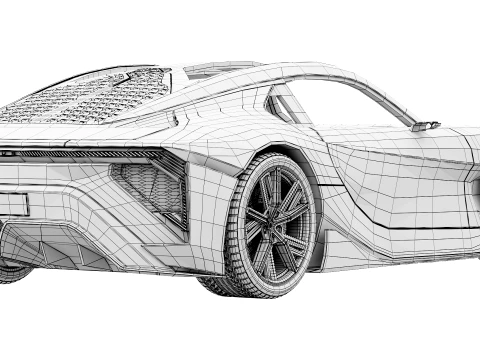 Lexus LFA 2026 3D Model