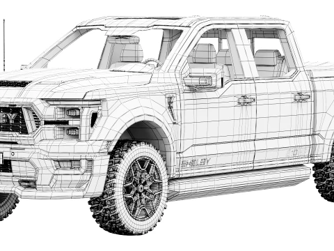 Shelby F-150 Off-Road 2026 3D Model