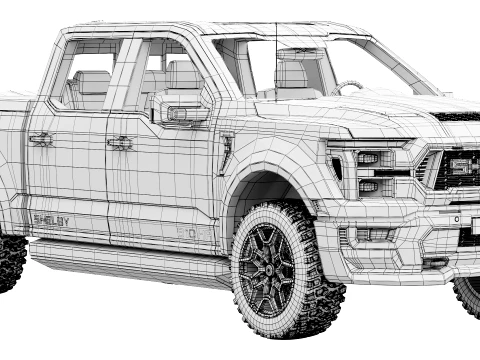 Shelby F-150 Off-Road 2026 3D Model