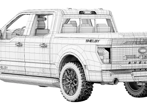 Shelby F-150 Off-Road 2026 3D Model