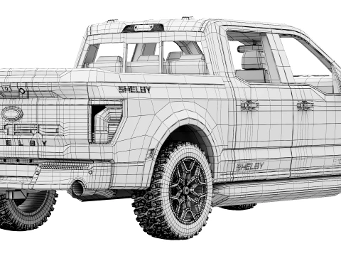 Shelby F-150 Off-Road 2026 3D Model