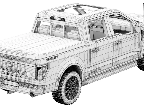 Shelby F-150 Off-Road 2026 3D Model