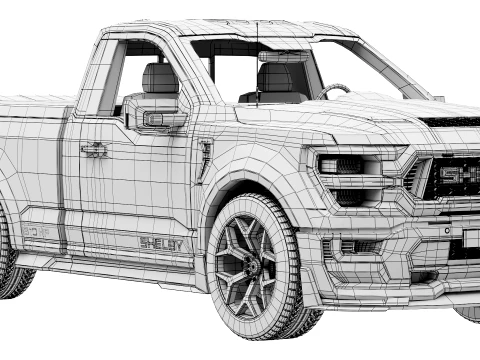 Shelby F-150 Super Snake Sport 2026 3D Model