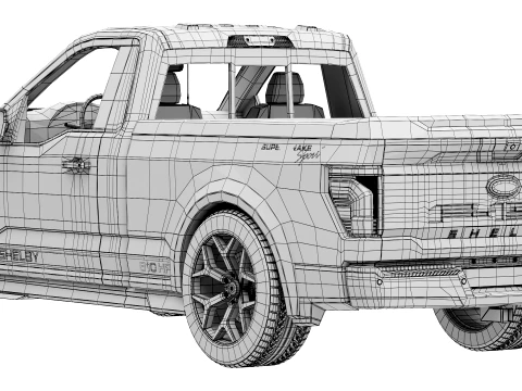 Shelby F-150 Super Snake Sport 2026 3D Model
