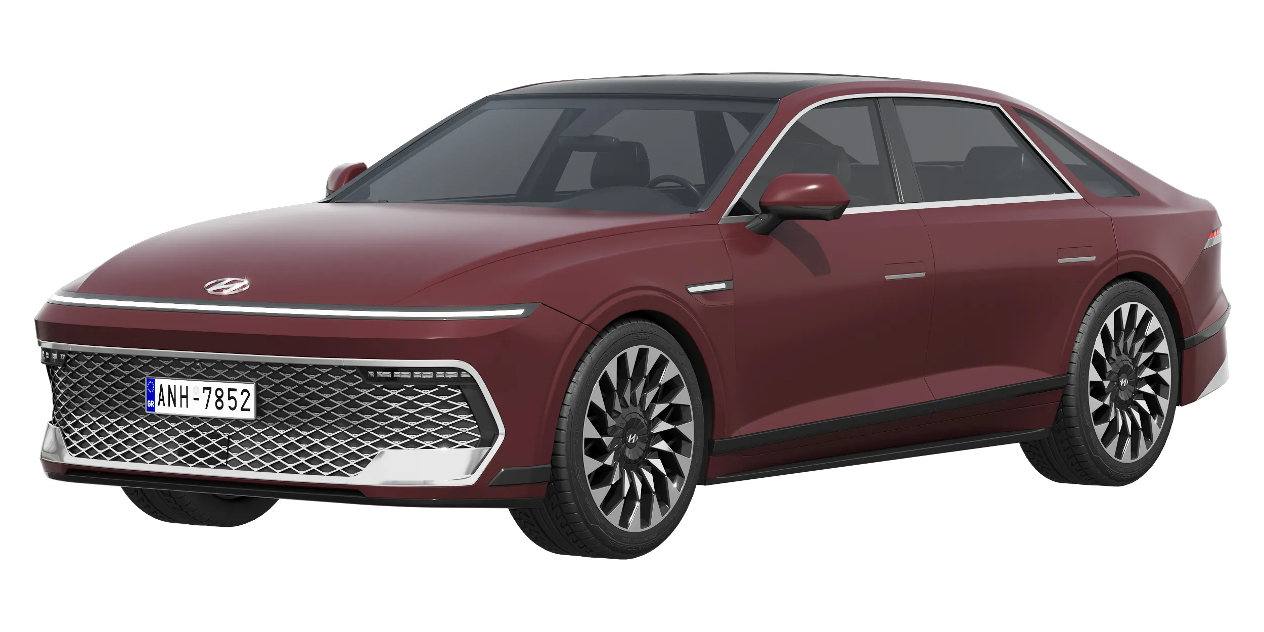 Hyundai Grandeur 2026 3D Model .c4d .max .obj .3ds .fbx .stl .blend 
