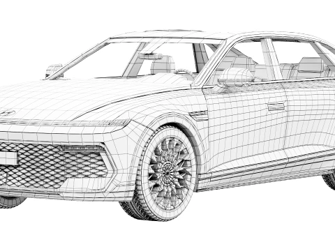 Hyundai Grandeur 2026 3D Model