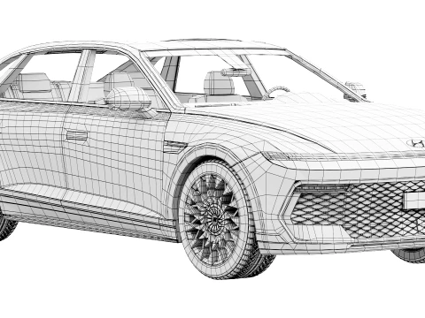 Hyundai Grandeur 2026 3D Model
