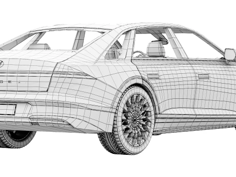 Hyundai Grandeur 2026 3D Model