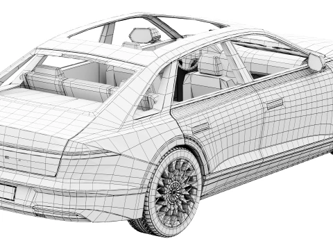 Hyundai Grandeur 2026 3D Model