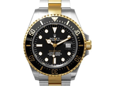 RolexSea-Dweller 126603 3D Model