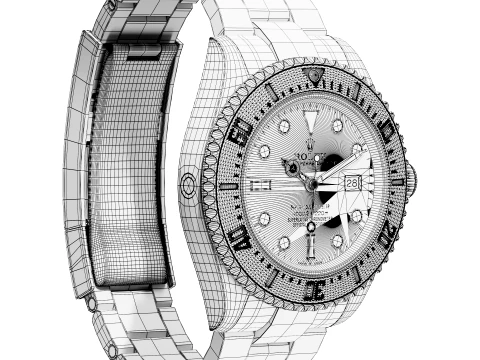 RolexSea-Dweller 126603 3D Model