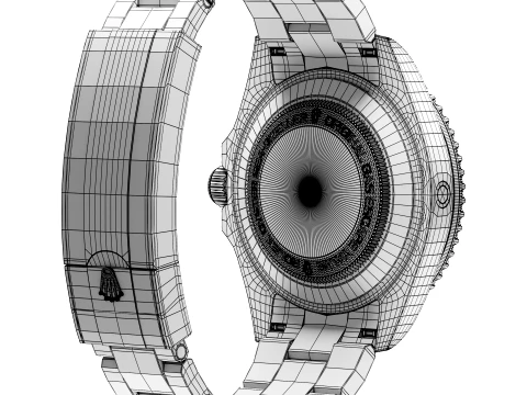 RolexSea-Dweller 126603 3D Model