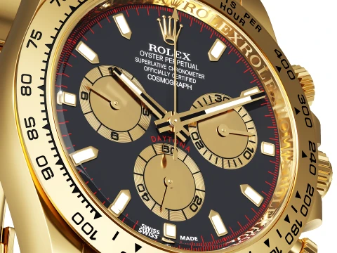 RolexCosmograph Daytona Gold 3D Model