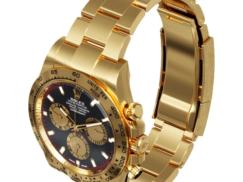 RolexCosmograph Daytona Gold 3D Model