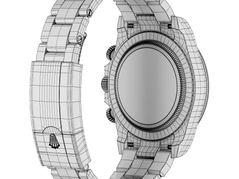 RolexCosmograph Daytona Gold 3D Model