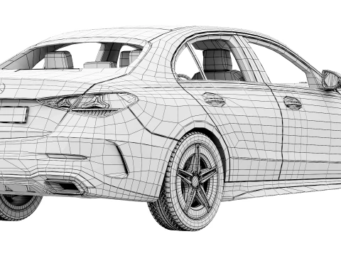 Mercedes-Benz C-Class AMG-Line 2027 3D Model